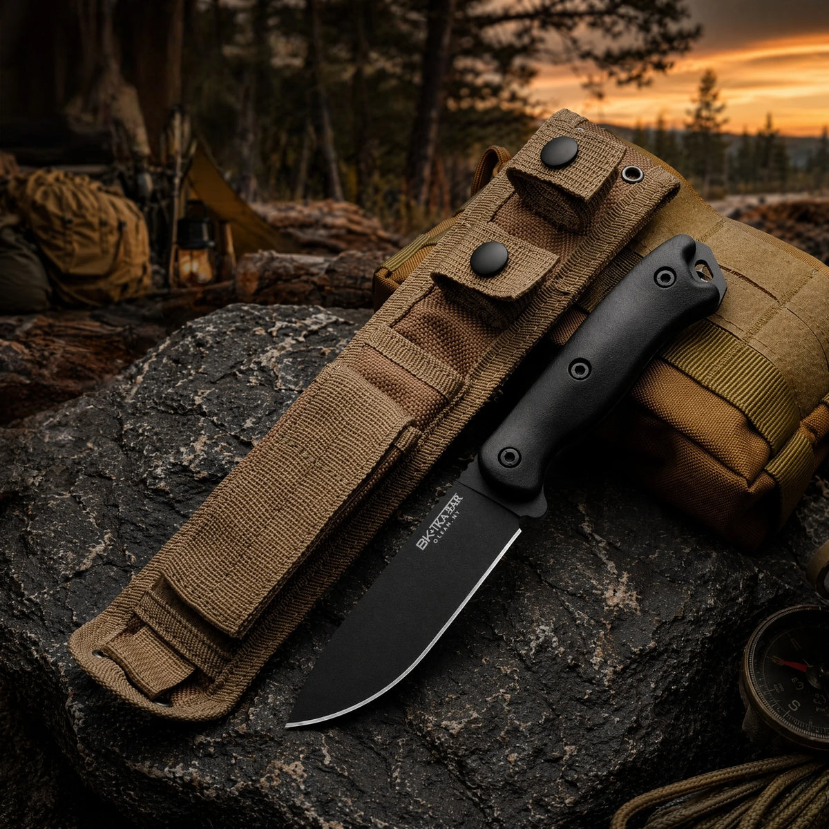 Lightweight Steel Folding Outdoor Knife – Hiking & Camping Folding Outdoor Knife Qst BK16