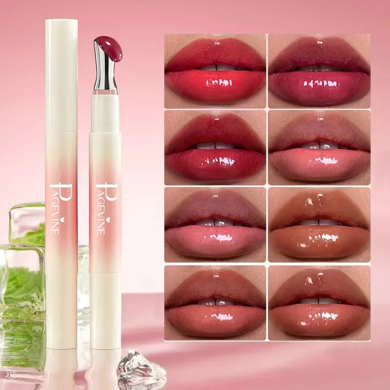 Qme Watery Lip Glaze – Long-Lasting Nude Lip Gloss Lip Gloss Qme