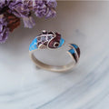 Vintage Koi Fish Open Ring – Adjustable Lucky Ring for Women Fashion Ring Qme Koi carp China Mainland resizable
