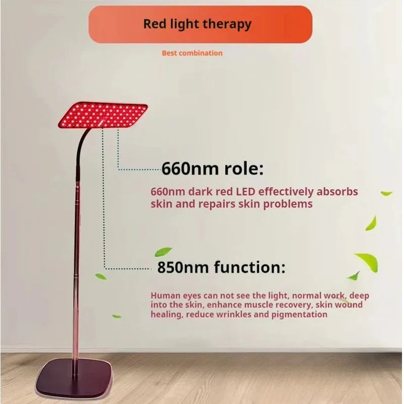 25W Red Light Therapy Panel 660nm 850nm with Adjustable Stand Red Light Therapy Panel Qst