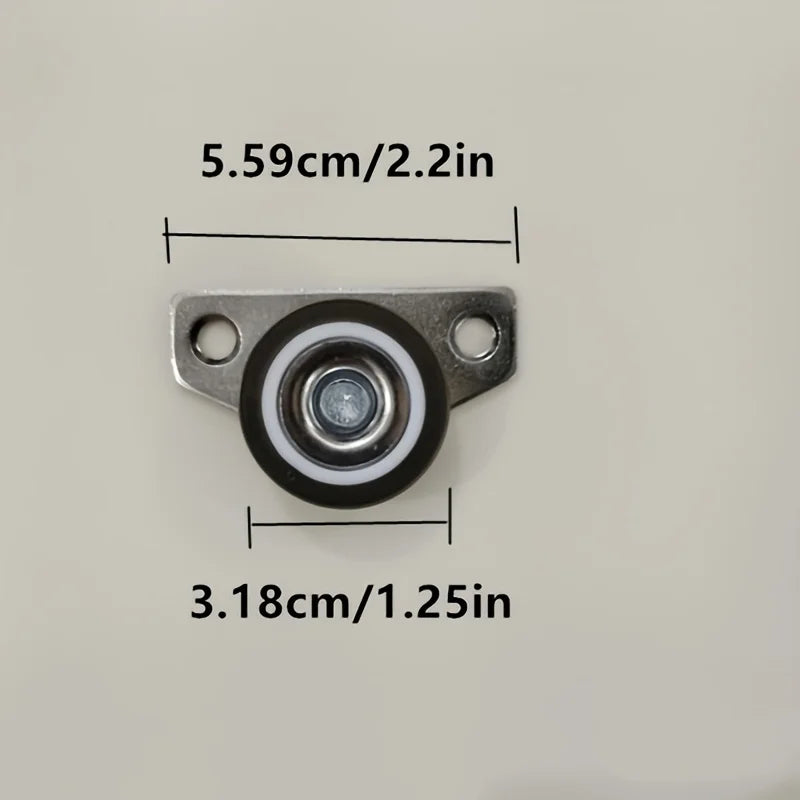 Side Mount Rigid Caster Wheels for Furniture & Appliances Rigid Caster Wheels Qme