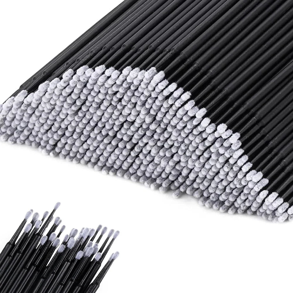 300 Disposable Microbrush Applicators for Lashes & Nail Art Microbrush Applicator Set Qme