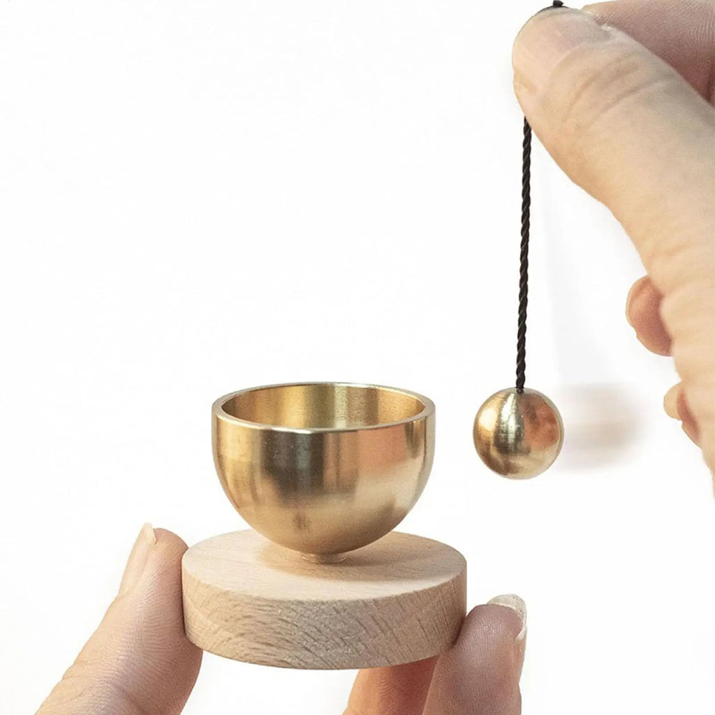 Brass Singing Bowl Set for Beginners – Yoga & Meditation Meditation Singing Bowl Qme