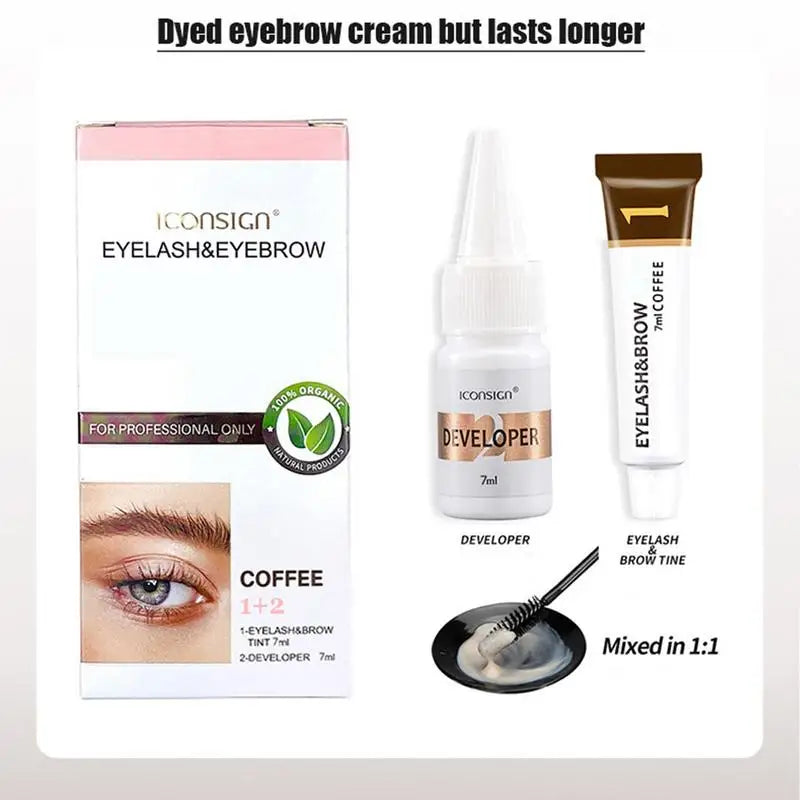 Eyebrow Tinting & Eyelash Dye Gel – Quick Dry Waterproof Eyebrow Tinting Gel Qme