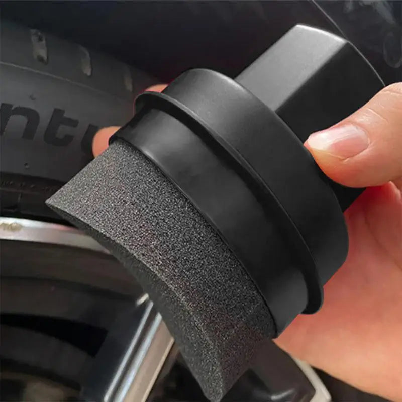 Car Tire Shine Applicator Pad – Ergonomic Sponge Wax Brush Tire Applicator Pad Qst