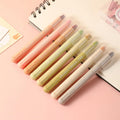 Bible Highlighters Morandi Colors Non-Bleeding Gel Pens – 8pc Set Gel Highlighter Set Qme 8 color