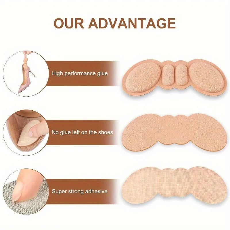 Heel Pads for Shoes Too Big – Cushioned Tighter Fit Inserts Heel Cushion Inserts Qme