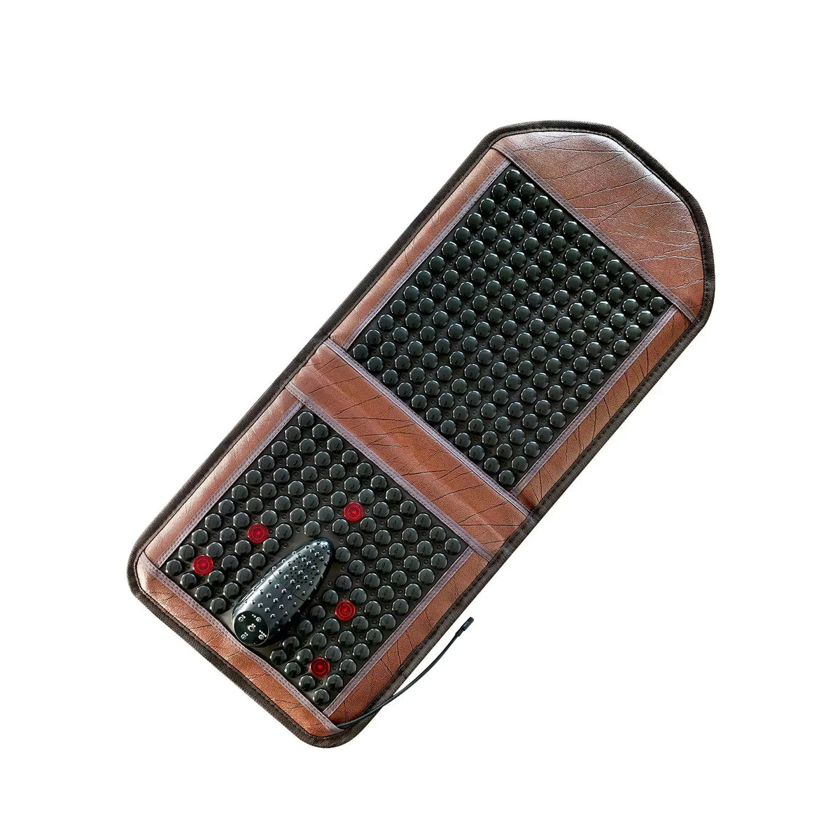 Tourmaline Heating Seat Cushion – Vibrating Massage Chair Pad Heating Massage Cushion Qst cushion backrest 100x45cm