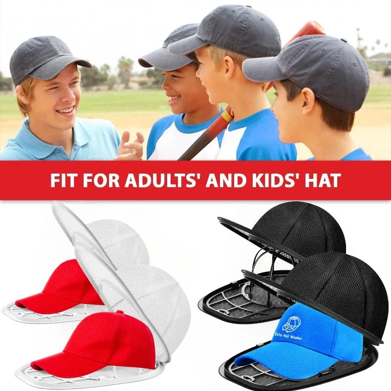 Baseball Cap Washer & Drying Rack – Shape-Keeping Hat Frame Hat Washing Frame Qme