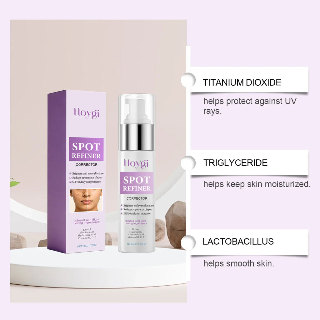 Spot Refiner Brightening Cream SPF – Dark Spot Corrector Brightening SPF Cream Qme