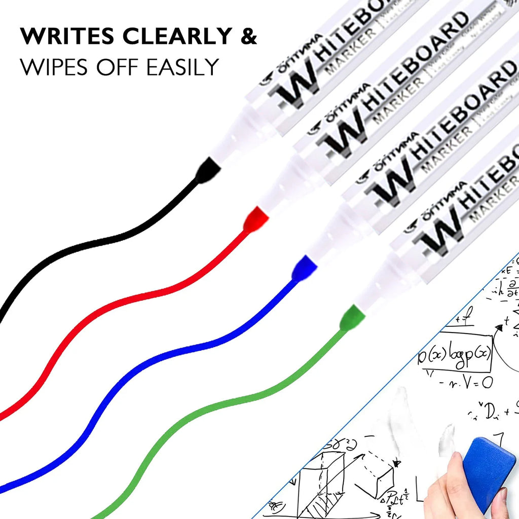 Erasable Whiteboard Marker Pens – 22 Colors | Qme Whiteboard Markers Qme