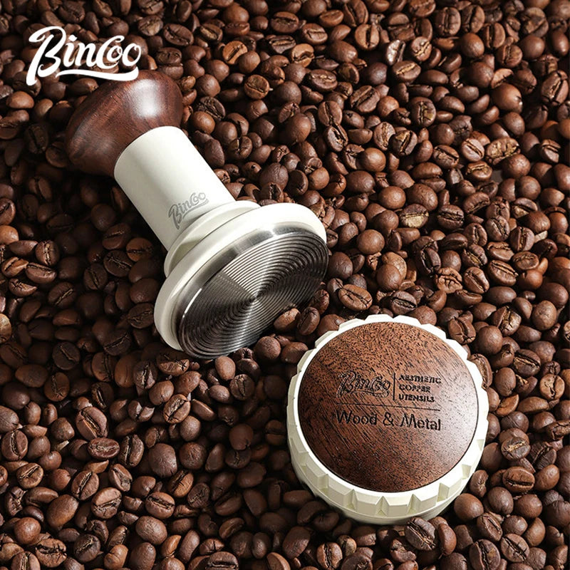 Bincoo 58mm Spring-Loaded Coffee Tamper & Distributor Espresso Tamper Qst