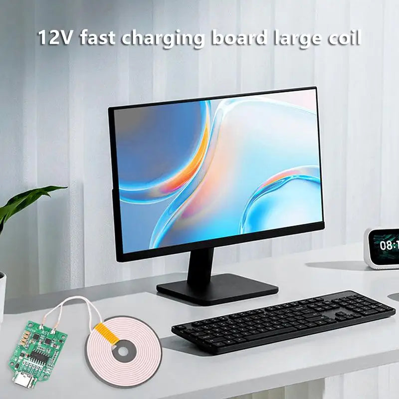 15W USB-C Wireless Charging Coil Transmitter Board – DIY Module Wireless Charging Module Qme