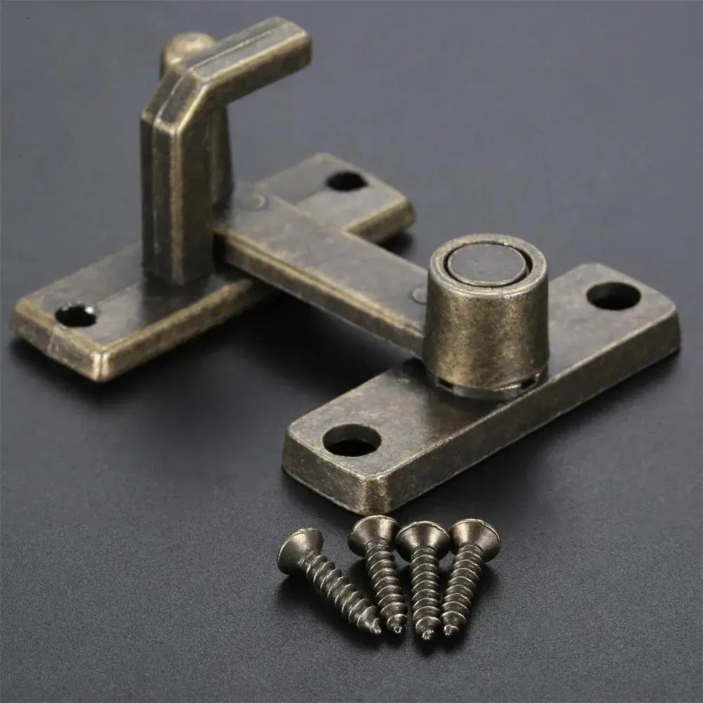 Antique Bronze Sliding Bolt Lock | Retro Vintage Door Latch Sliding Bolt Lock Qme