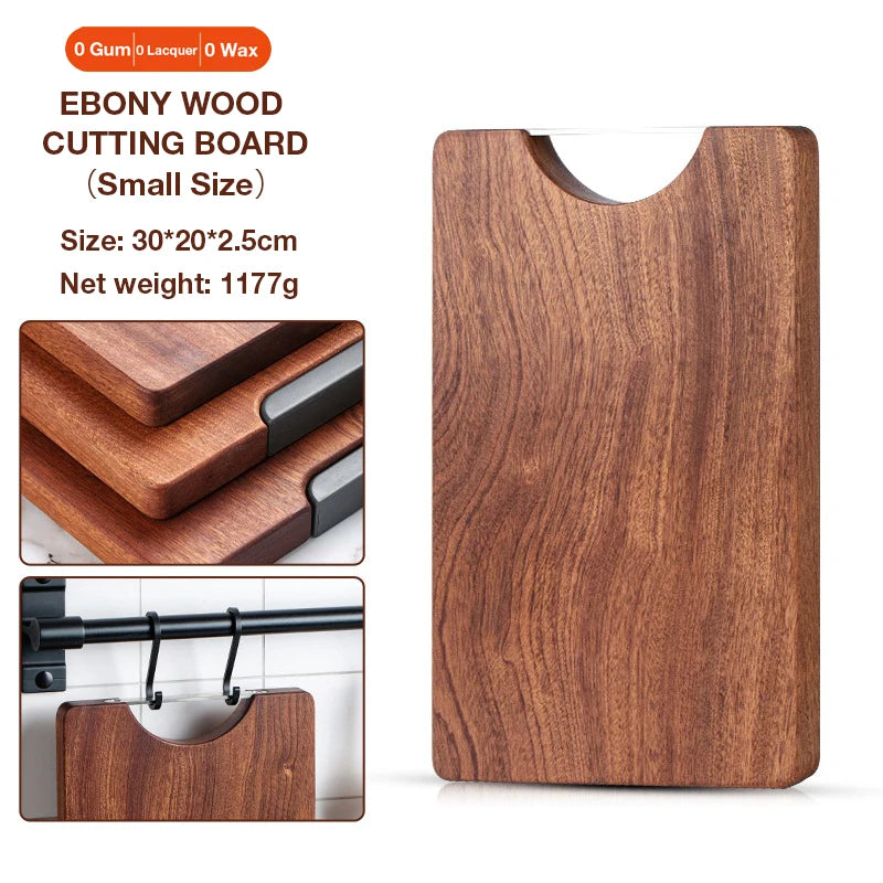 Acacia Wood Cutting Board – Double-Sided Solid Wood Chopping Block Wood Cutting Board Qst BO004S