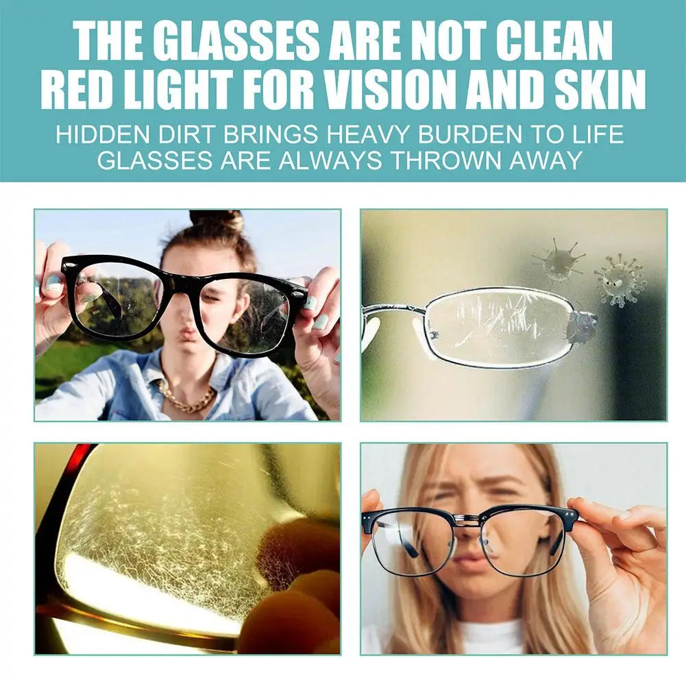 Multipurpose Eyeglass Cleaning Solution – Lens Care Spray Lens Cleaning Spray Qme