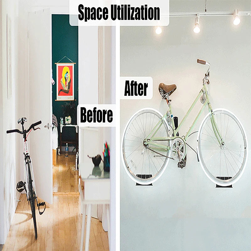 Heavy Duty Bike Wall Mount Hook – Vertical Garage Storage Rack Bike Wall Hook Qst