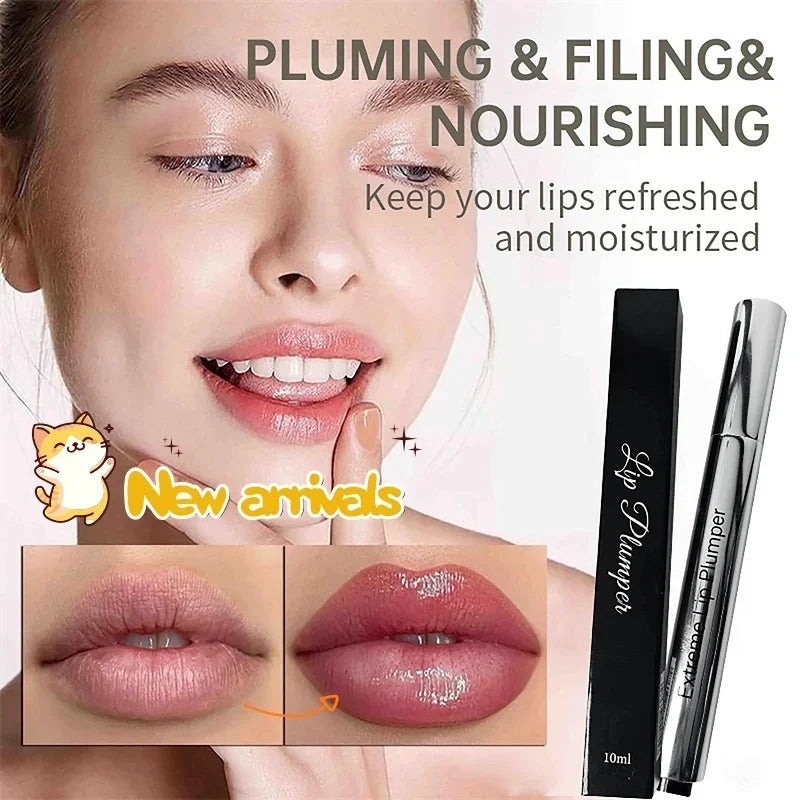 Glow Tulip Lip Plumper Spicule Gloss | Fuller Lips by Qme Lip Plumper Gloss Qme