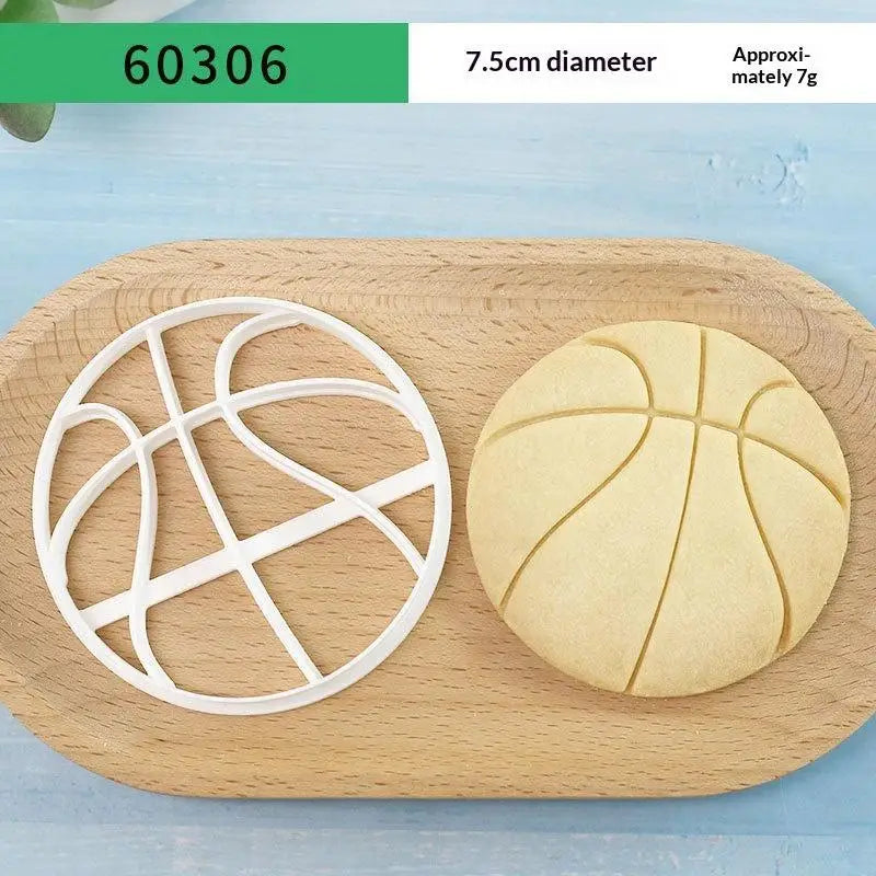 Sports Cookie Cutters Football Rugby Basketball Shapes Cookie Cutter Set Qme F