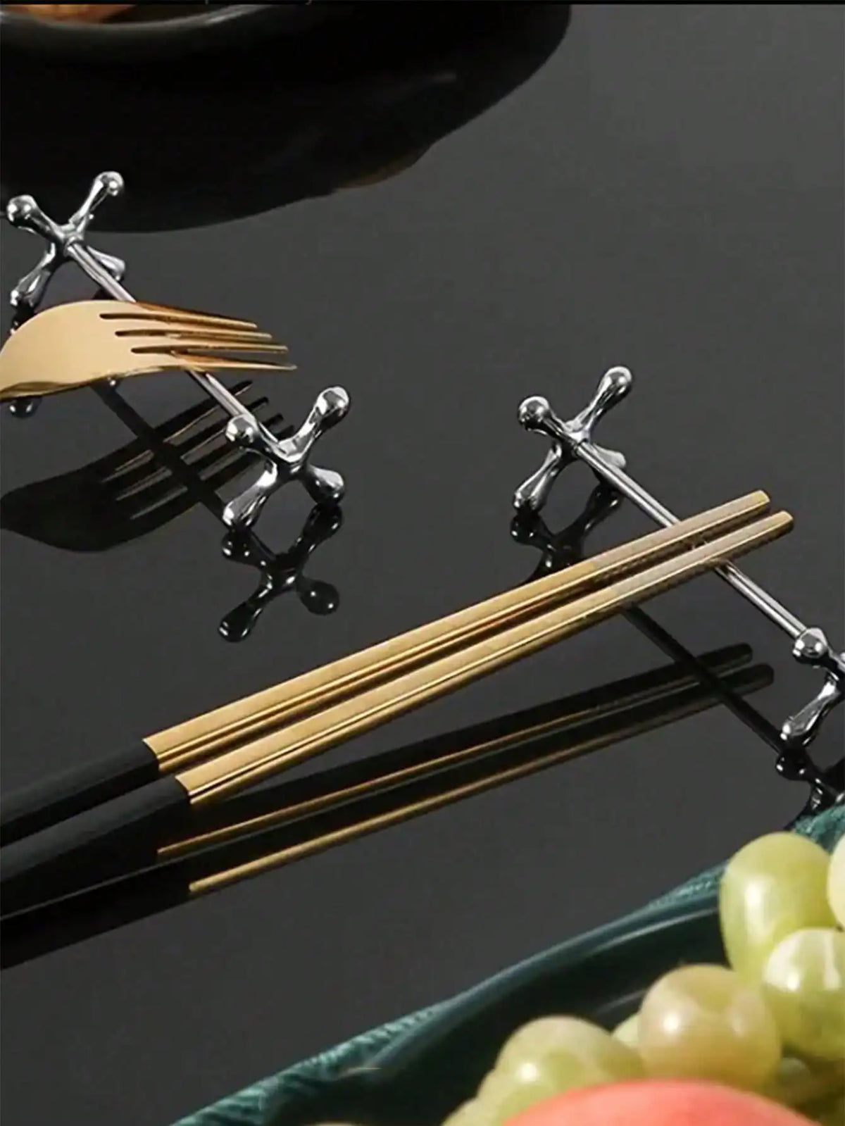 Stainless Steel Chopstick Holder Pillow Rest | Tableware Chopstick Holder Rest Qme