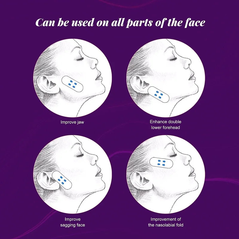 V-Shape Face Lifting Tape – Invisible Skin Contouring Stickers Face Lifting Tape Qme