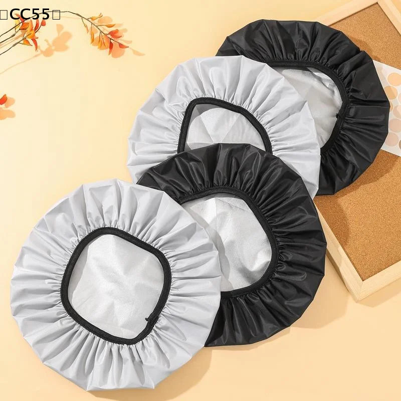 Triple-Layer Waterproof Shower Cap – Extra Large, Reusable Shower Cap Qst