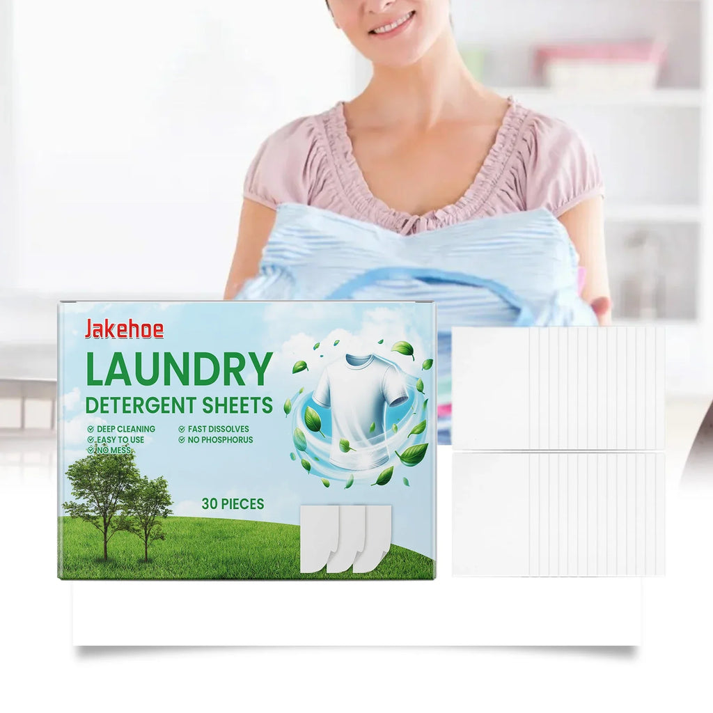 Laundry Detergent Sheets – Fast-Dissolve Stain Removing Tablets Laundry Detergent Sheets Qme