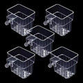 Fish Tank Hydroponic Planting Cup | Wall-Mounted Aquarium Decor Aquarium Planting Cup Qme 5PCS