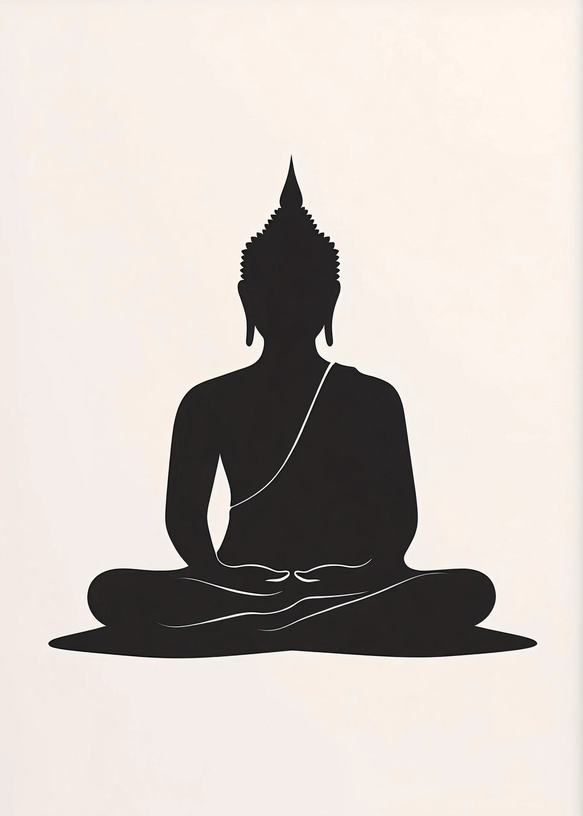 Zen Enso Buddha Lotus Canvas Print – Minimalist Wall Art Canvas Wall Art Qst 1 30x40cm Unframed