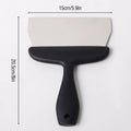 Stainless Steel Dough Scraper & Chocolate Coating Spatula Baking Scraper Spatula Qme 201 steel