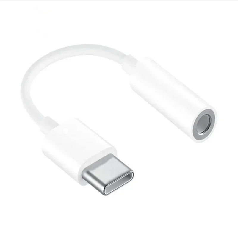 USB-C to 3.5mm Headphone Adapter for Android – Hi-Res DAC Headphone Adapter Qme AP1038-type c white