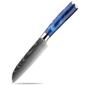 XITUO 6-Piece Kitchen Knife Set – Damascus Santoku Blades Kitchen Knife Set Qst Santoku Knife