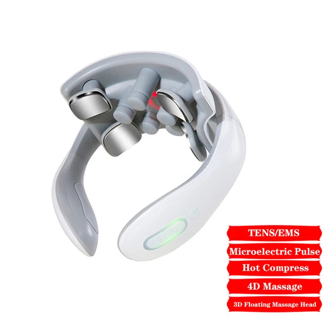 PAQIN Electric Neck Massager – Pulse, Vibration & Red Light Electric Neck Massager Qst Flagship