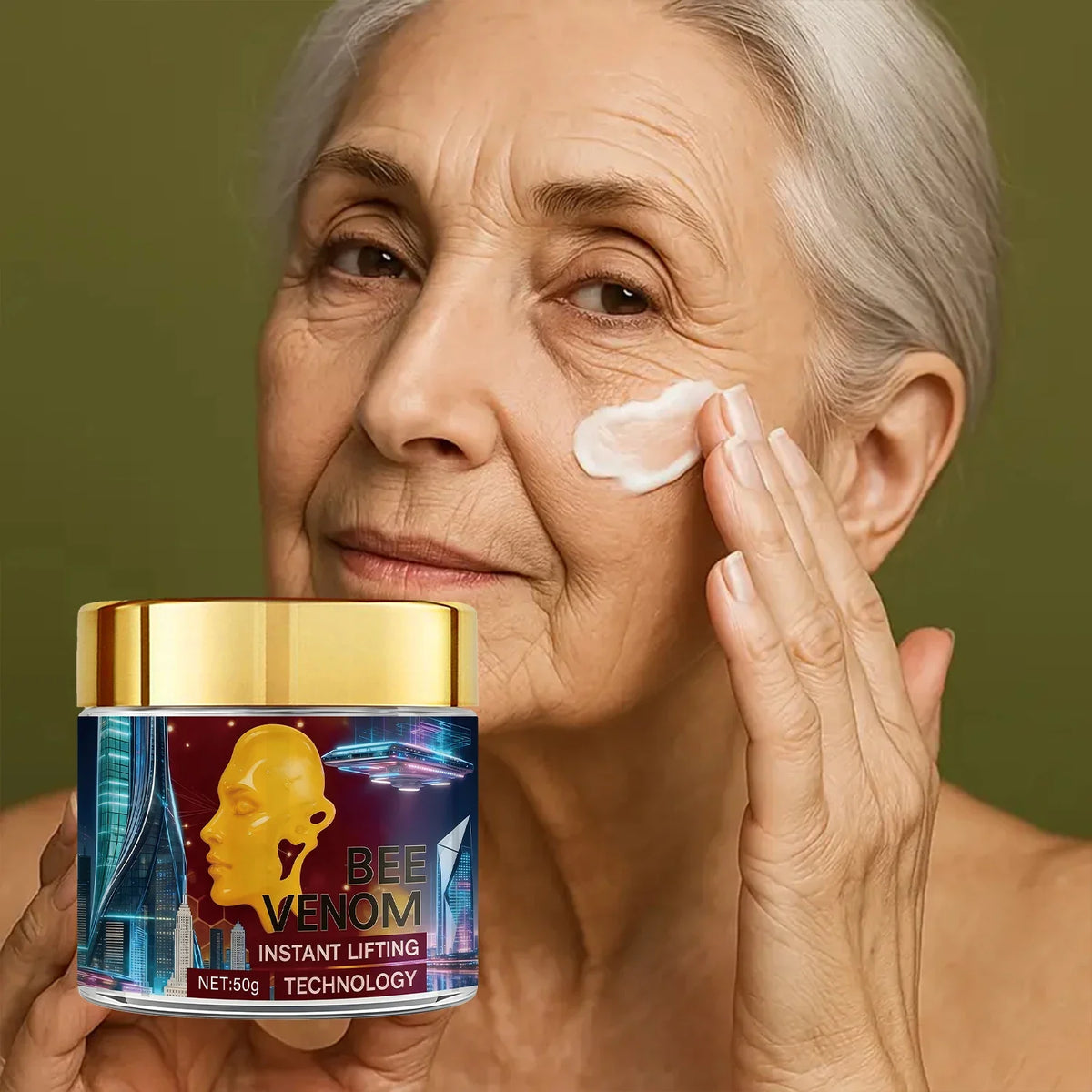 Bee Venom Lifting Cream – Retinol, Arbutin & Firming Lifting Face Cream Qme