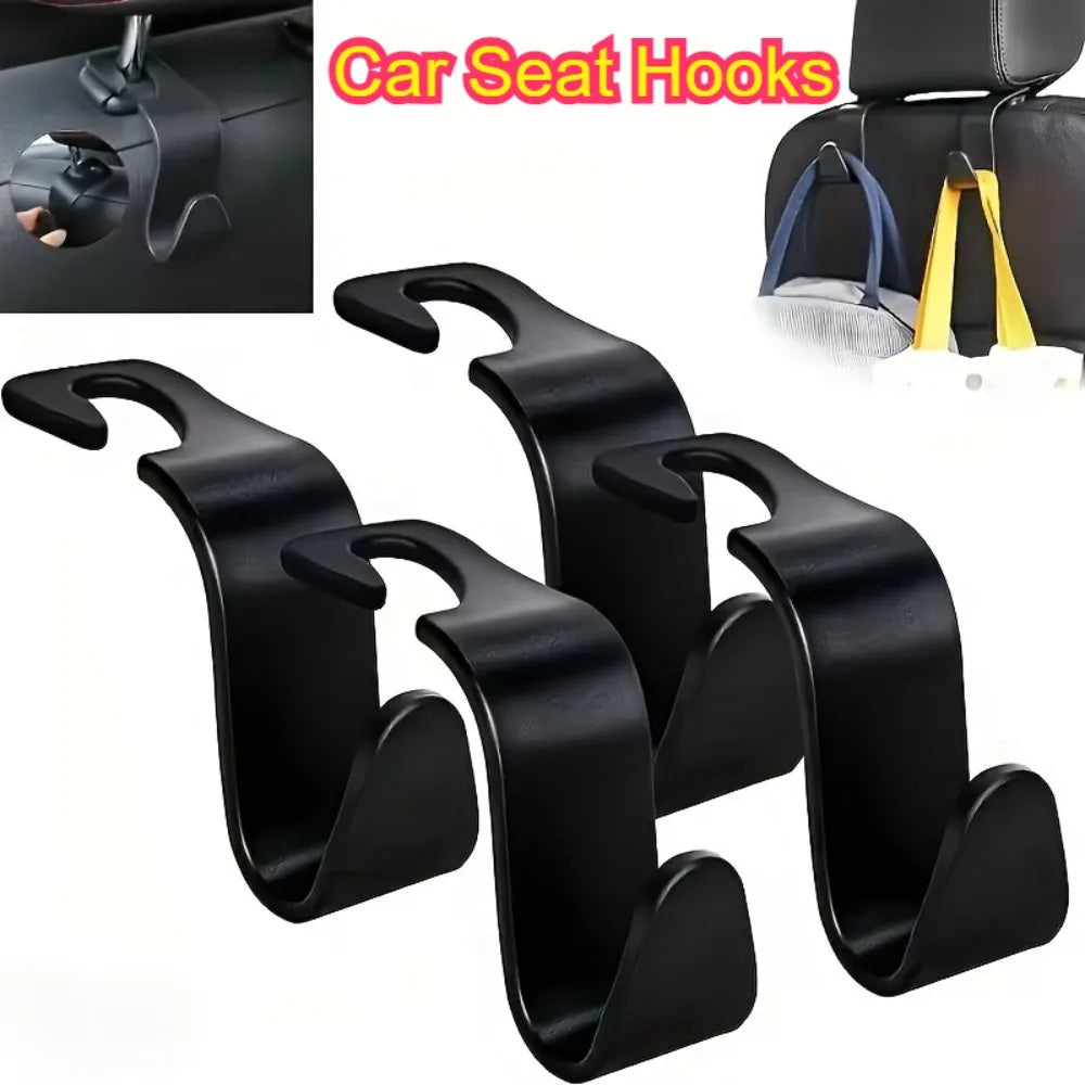 Car Seat Headrest Hooks – Universal Auto Storage Hanger Car Headrest Hook Qme