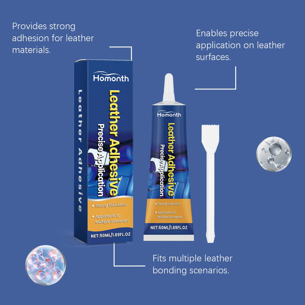 50g Waterproof Leather Repair Glue – Strong Bond Car & Furniture Leather Repair Adhesive Qst