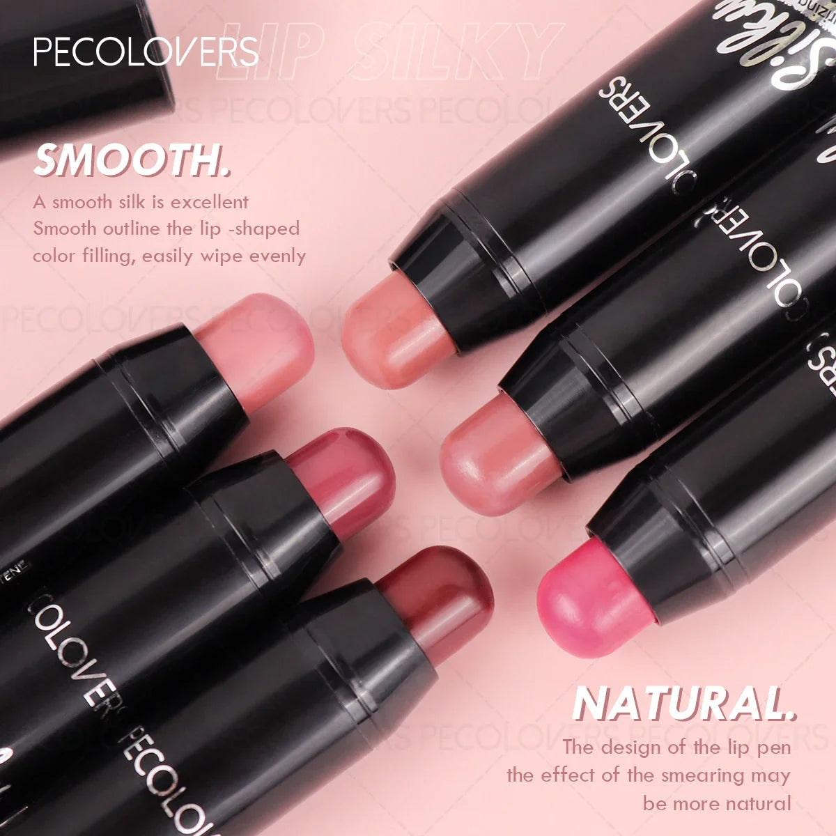 Moisturizing Rotating Lipstick Pen – Long-Lasting Lip Color Lipstick Pen Qme