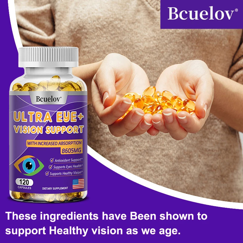 Lutein Zeaxanthin Capsules – Eye Health & Sleep Support Eye Health Supplement Qst