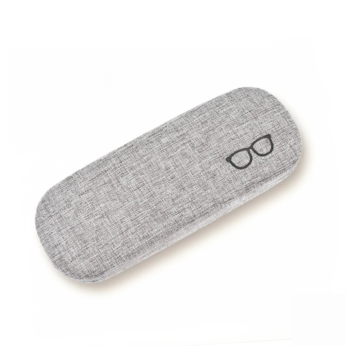VOPHA Hard Shell Linen Glasses Case – Unisex Eyewear Box Eyeglass Case Qst Gray