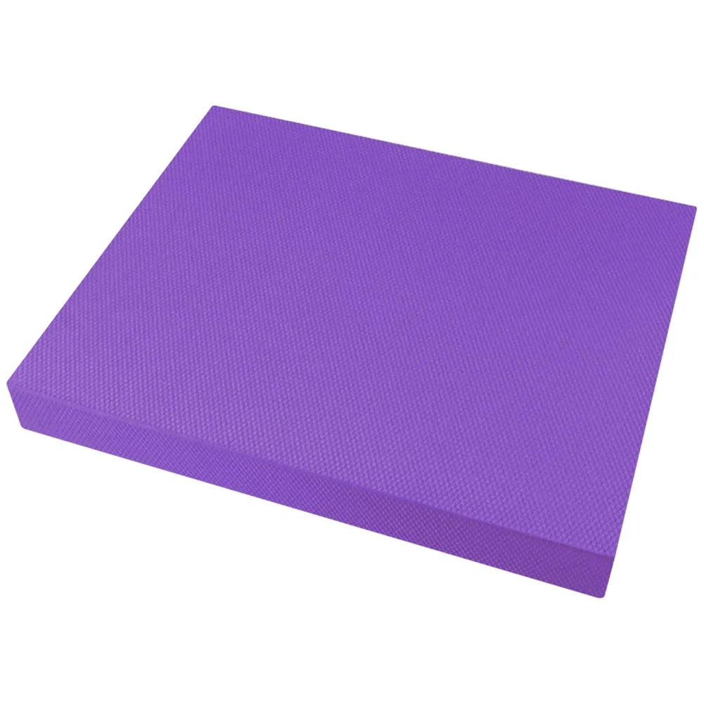 Yoga Balance Pad Thickened TPE Foam Cushion | Fitness Mat Balance Foam Pad Qme Purple