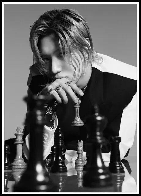 Taemin Album Canvas Wall Art – Mosaic Poster Print Canvas Wall Art Qst 8 20x30cm Unframed