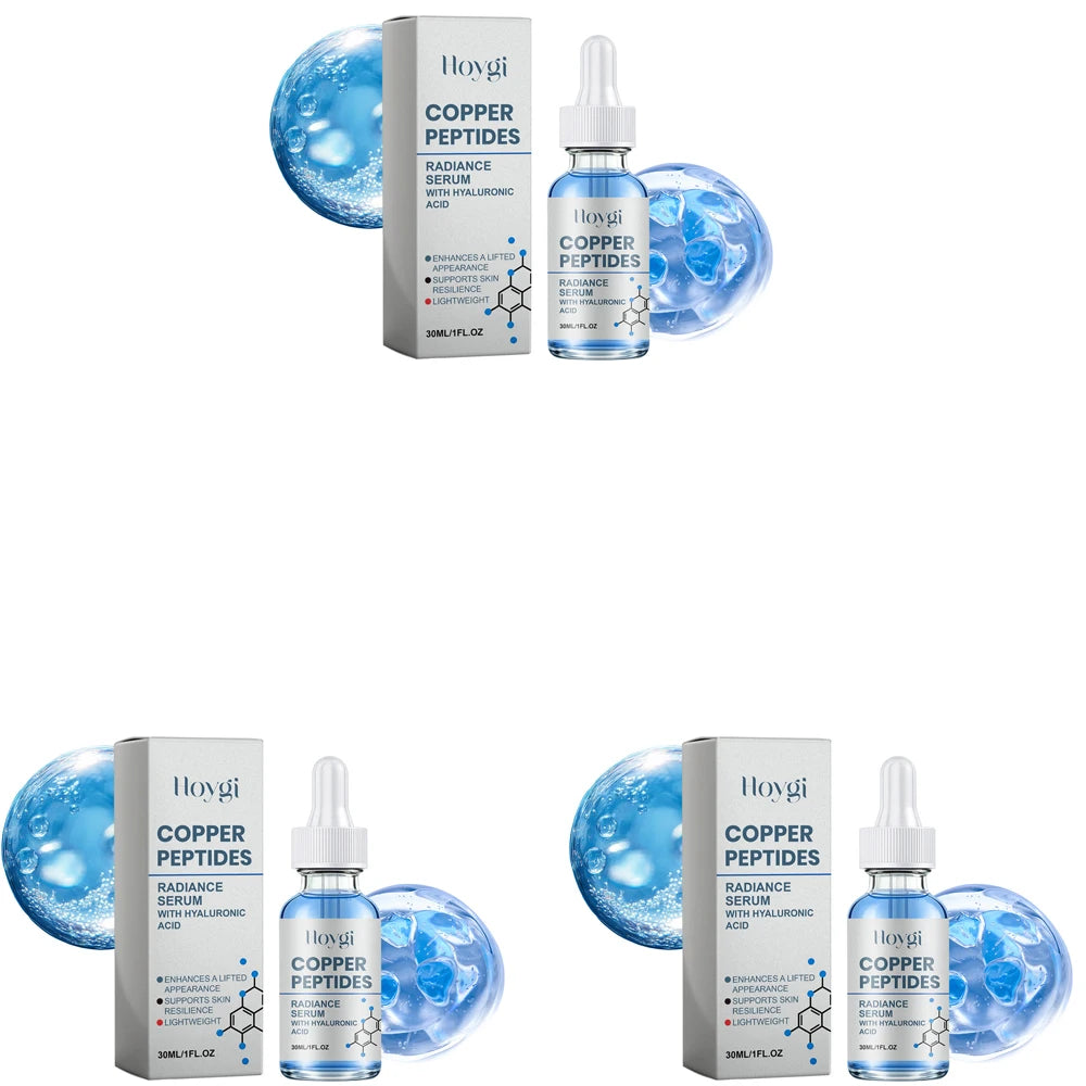 Copper Peptide Face Serum – Brightening Moisturizing Essence Face Serum Qst 3pcs