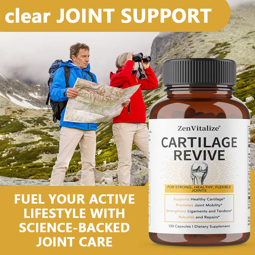 Joint Support Supplement – Collagen, Glucosamine & MSM | ZENVITALIZE Joint Support Supplement Qst