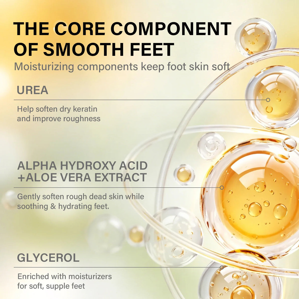 Foot Exfoliating Spray – Urea, AHA, Aloe Vera & Glycerol Foot Exfoliating Spray Qst