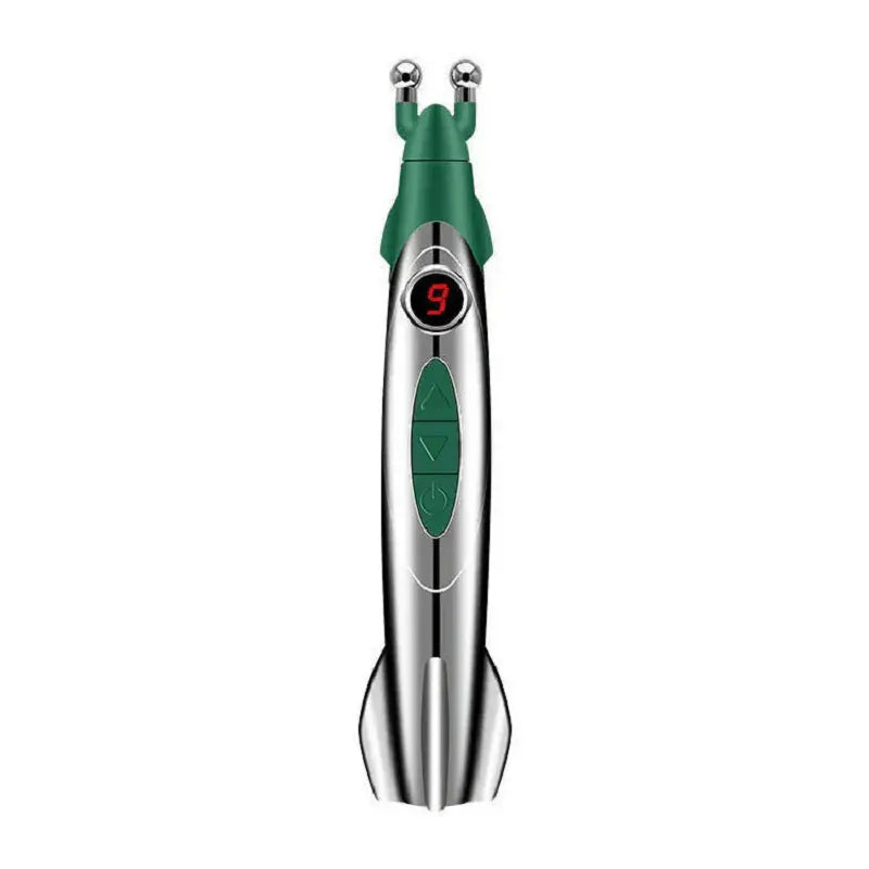 VamsLuna Electric Acupressure Massage Pen – 9 Intensity Levels Electric Massage Pen Qst