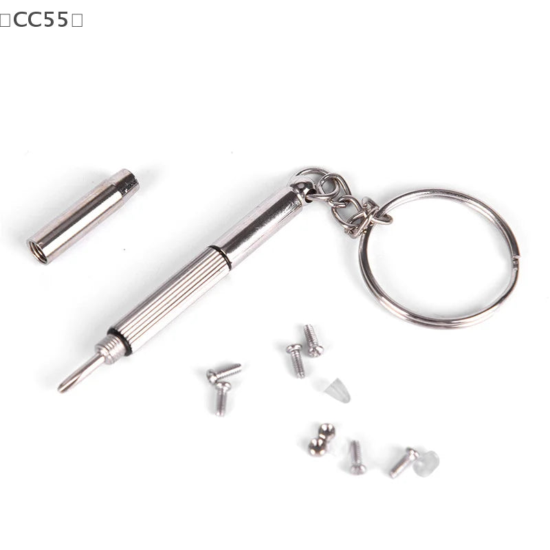 Eyeglass Repair Kit – Screws, Nose Pads & Screwdriver Set Eyeglass Repair Kit Qst