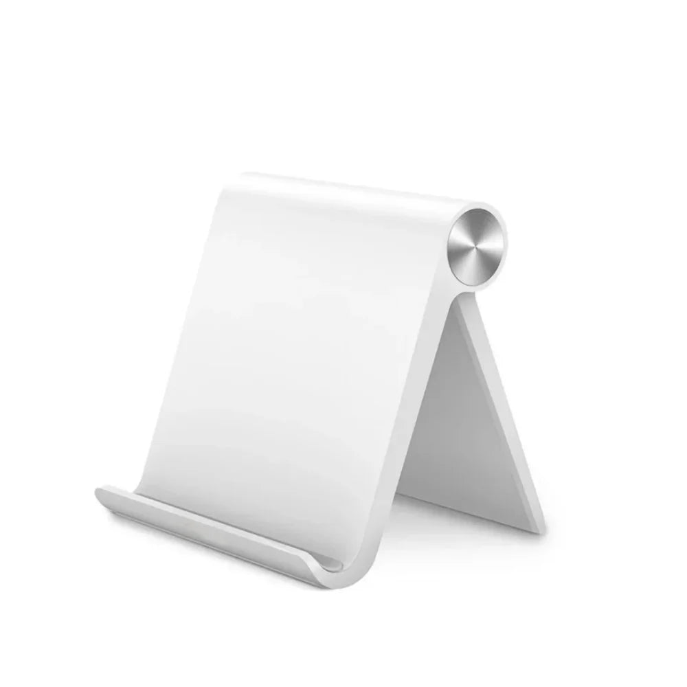 Universal Foldable Desktop Phone Stand & Tablet Holder Phone Tablet Stand Qme WHITE