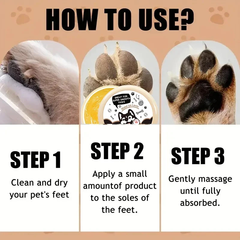 Dog & Cat Paw Balm – Nose & Paw Moisturizer Protector Pet Paw Balm Qme