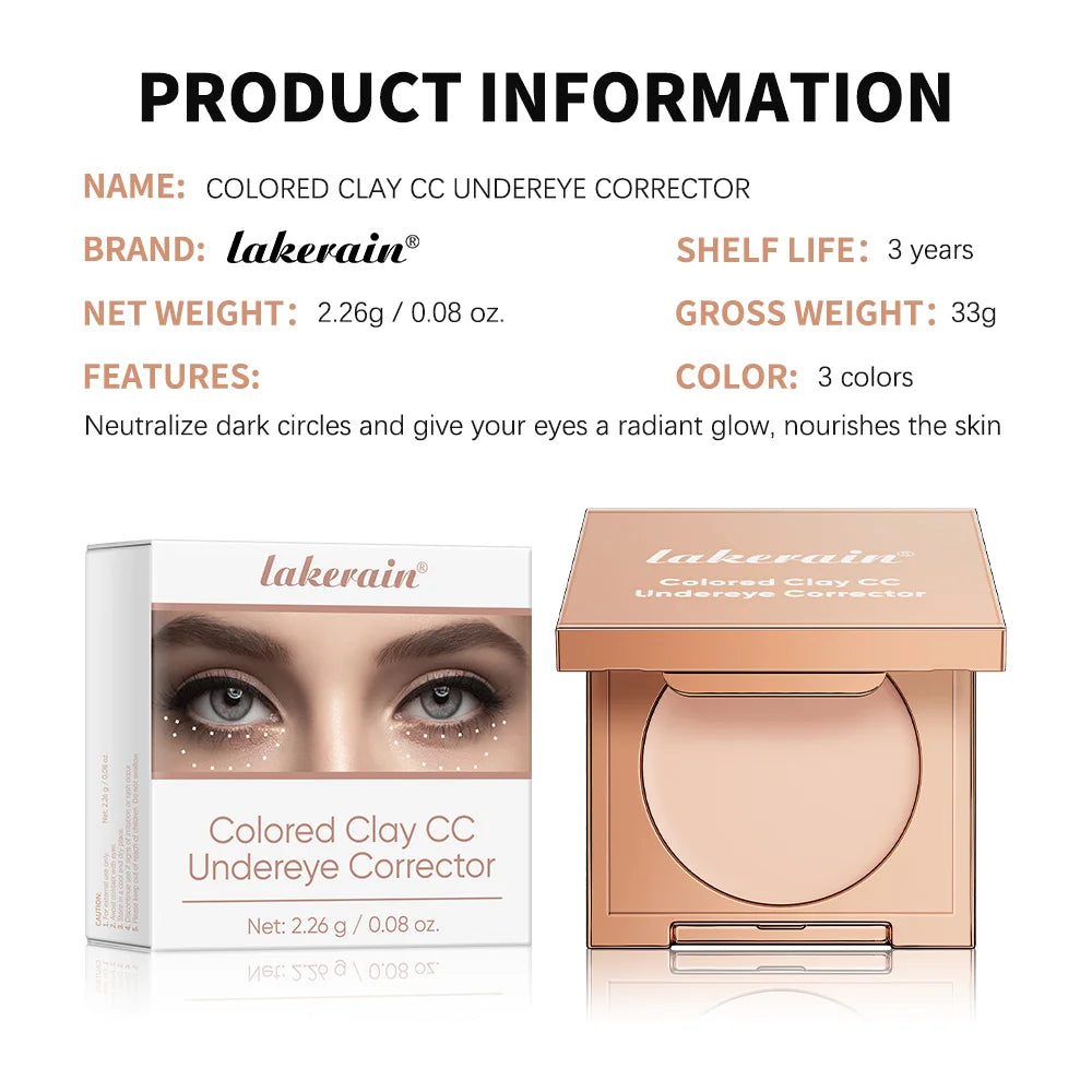 Lakerain Under-Eye Color Correcting Concealer Cream | All Skin Color Correcting Concealer Qst