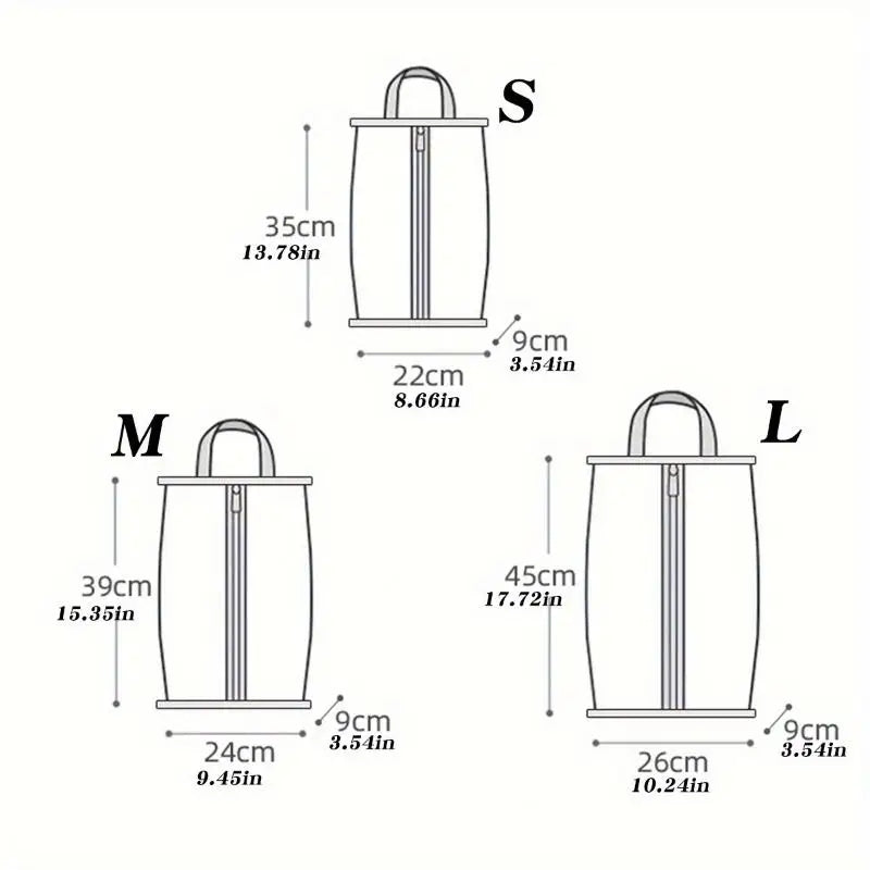 Transparent Waterproof Shoe Bags – 1 & 10 Pack Storage Shoe Storage Bags Qst